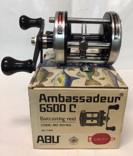 Vintage Reel made in 1984 ABU AMBASSADEUR 6500C