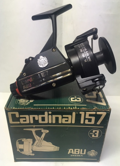 ABU Cardinal 157 vintage reel good cond. + papers/good condition + papers